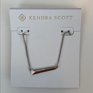 Kendra Scott silver bar necklace